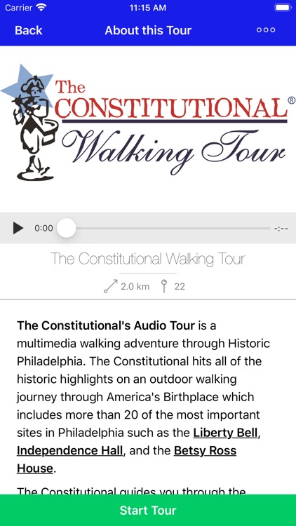 Walking Tour of Philadelphia