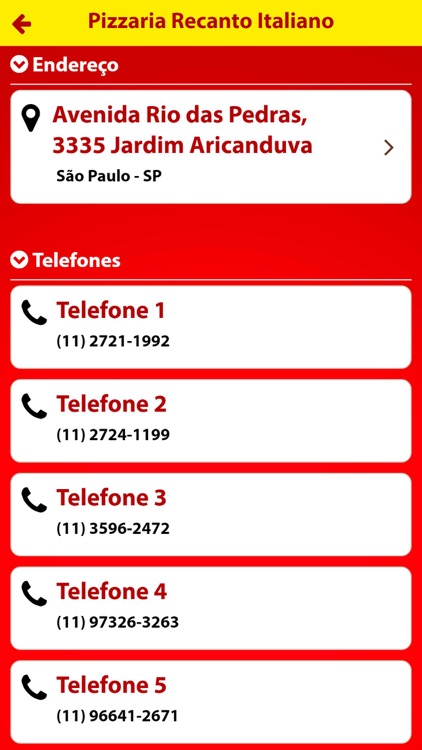 Pizzaria Recanto Italiano