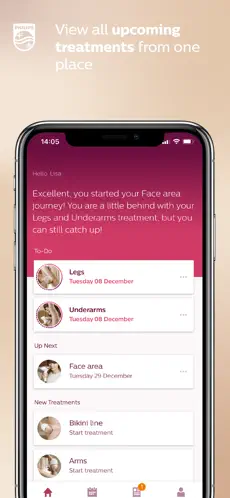Captura de Pantalla 1 Philips Lumea IPL iphone