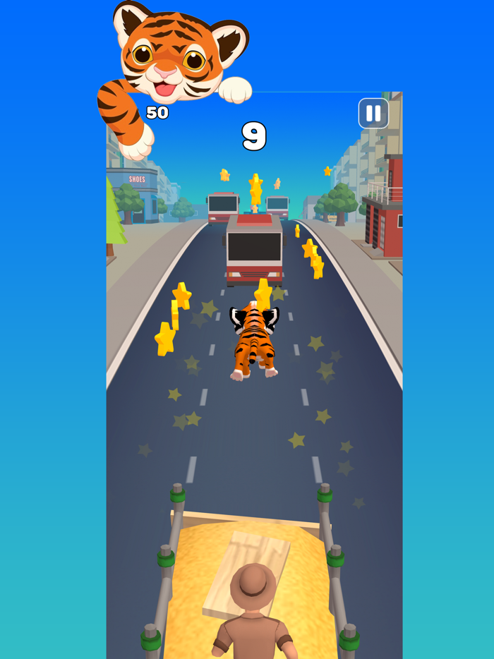 3D Tiger Run