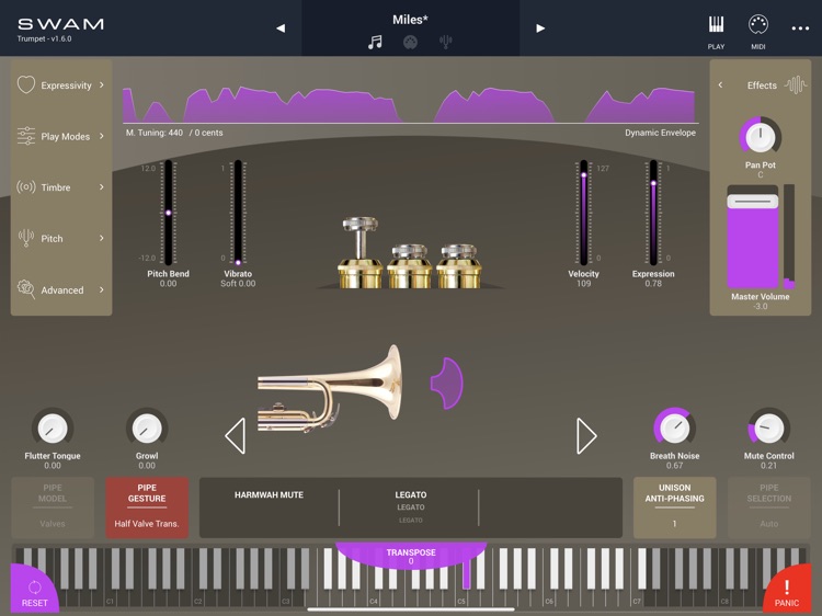 the trumpet sample modeling crack