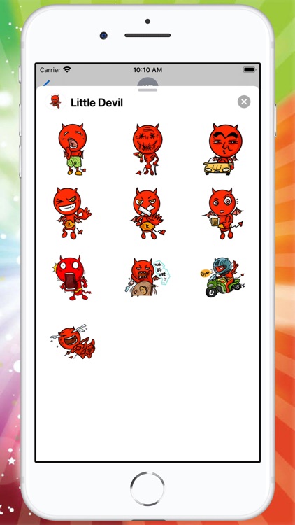 Little Devil Sticker screenshot-2