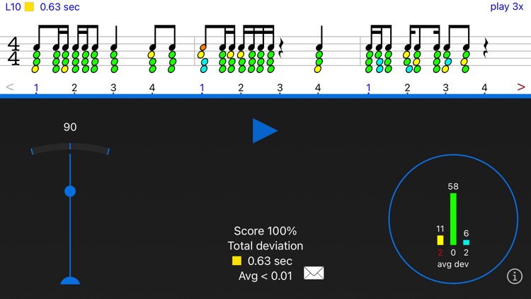Rhythm Sight Reading Trainer