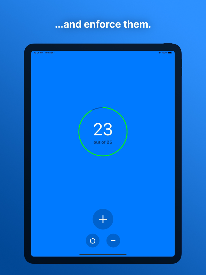Count Up – Capacity Tracker