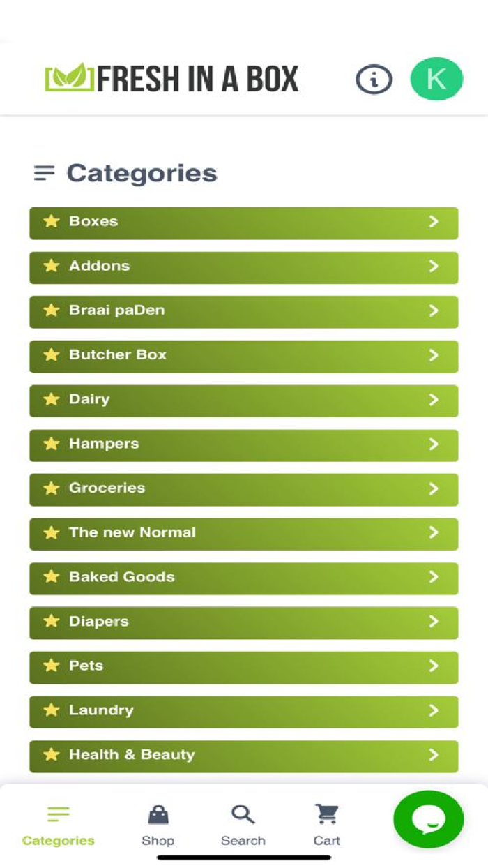 Fresh In A Box Zimbabwe