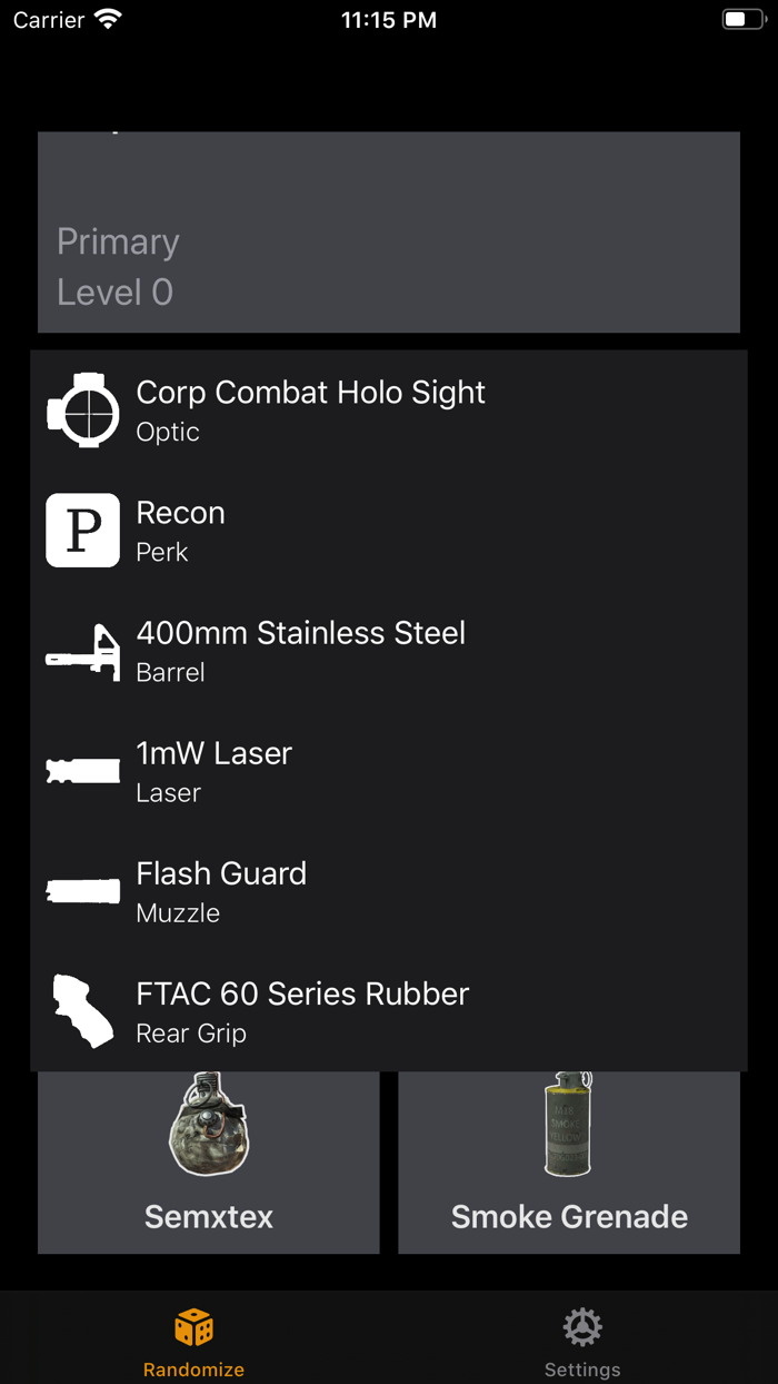 Loadout Randomizer for COD