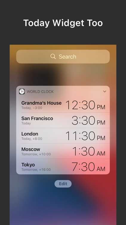 World Clock — Time Zone Widget screenshot-6