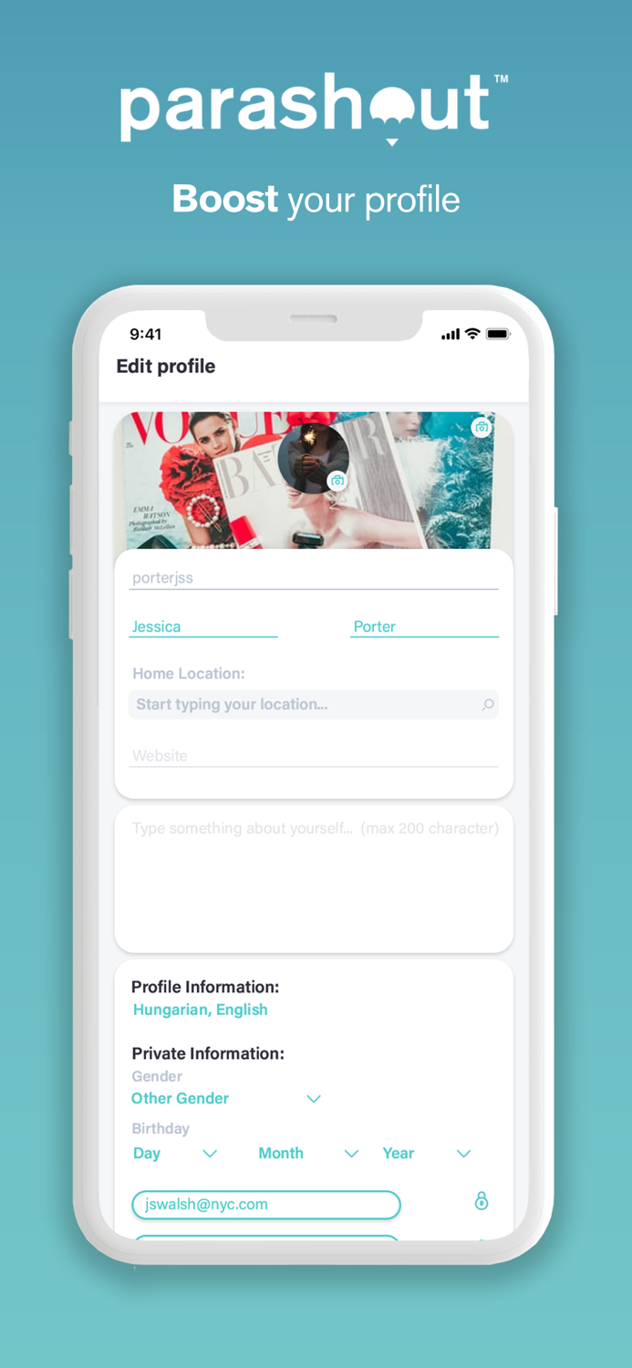 Parashout Local community app