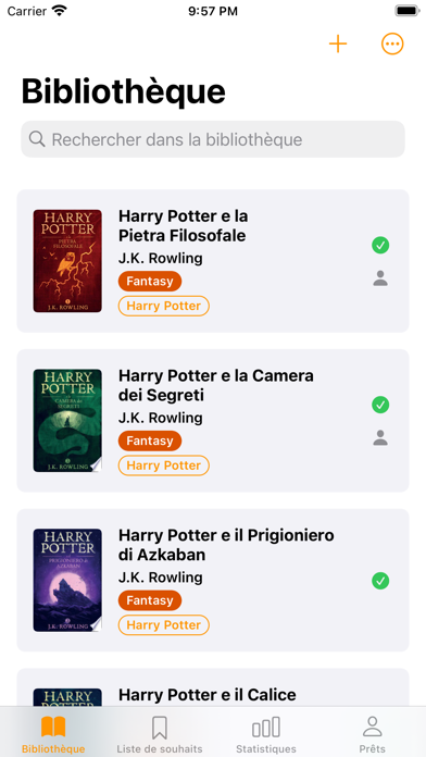Book Track - Catalogue livres Book Track - Catalogue livres