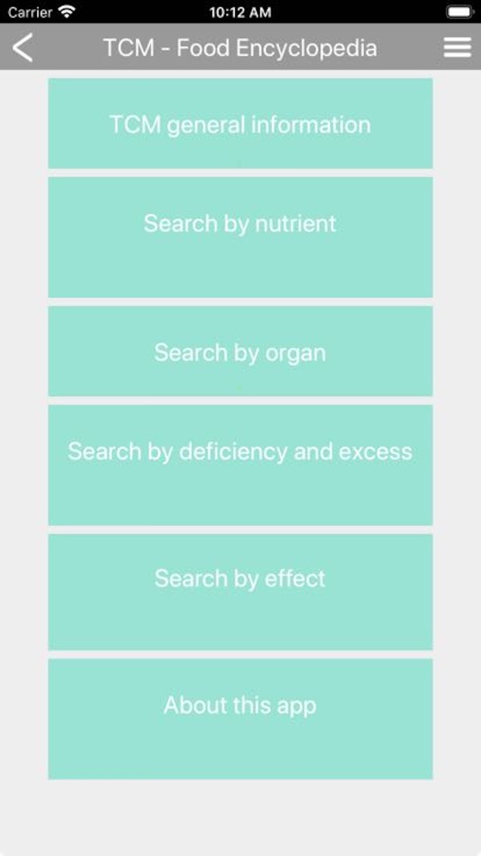 TCM Food Encyclopedia