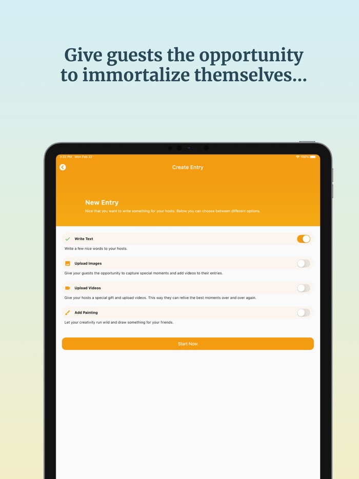 Take Part - Virtual Guestbook