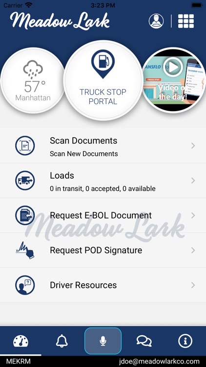 Meadow Lark Driver App