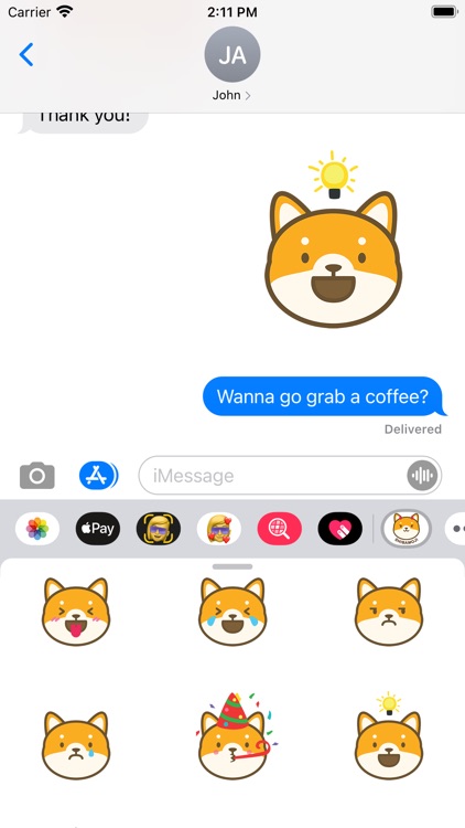 Shibamoji Sticker Pack Classic screenshot-5