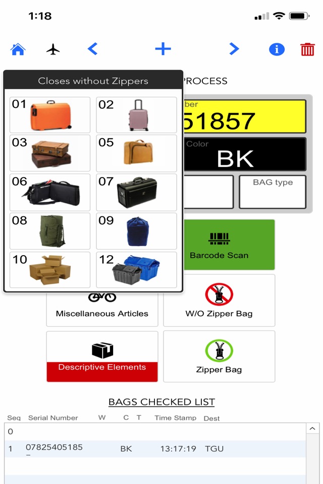 BagControl screenshot 4