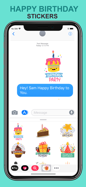 Happy Birthday Stickers Pack!(圖2)-速報App