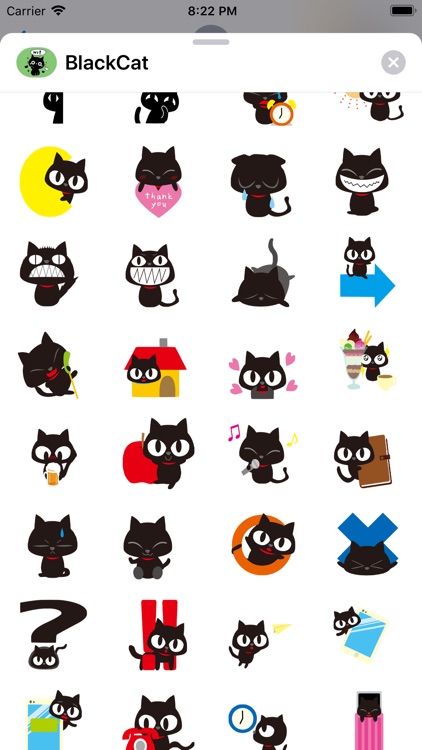 Black Cat Stickers packs