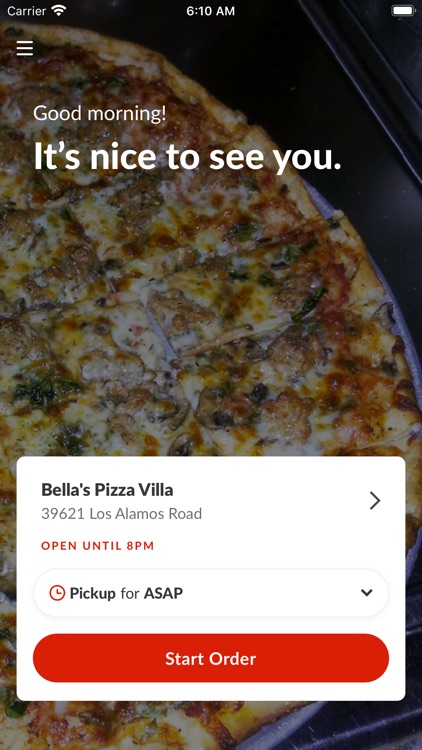 Bella's Pizza Villa