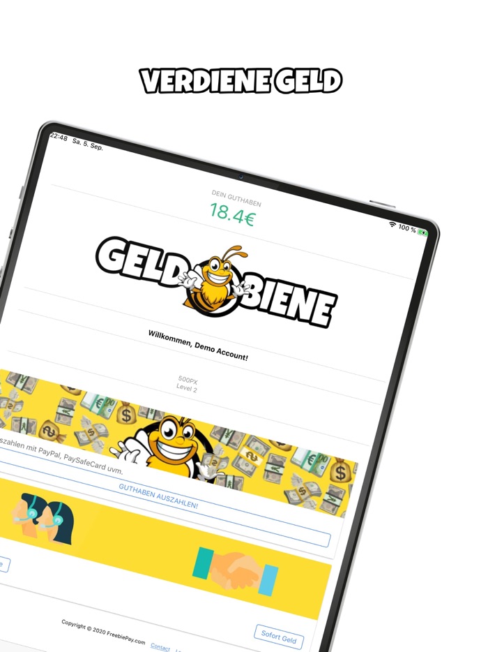 GELD VERDIENEN GELDBIENE