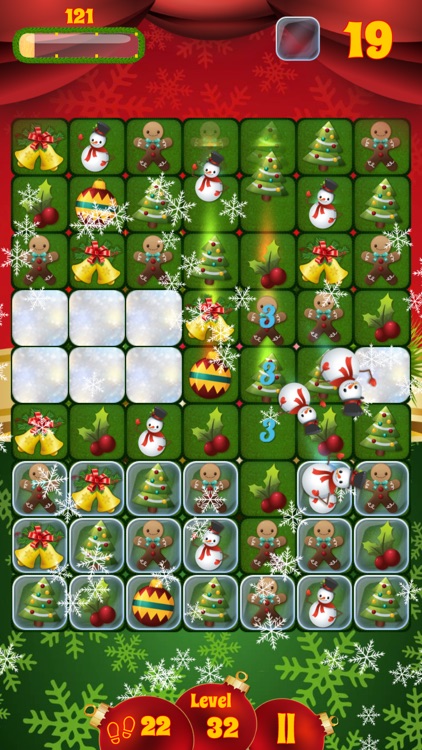 Christmas Match-Three Puzzle