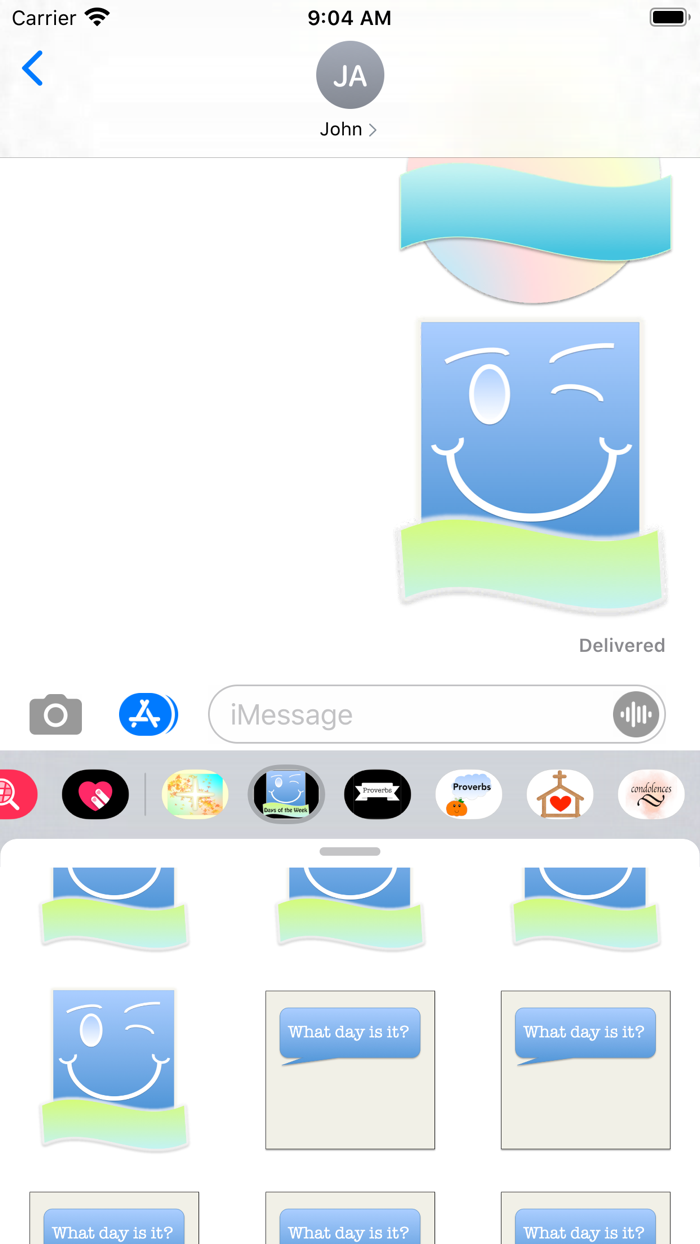 days of the week stickers