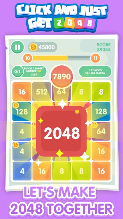 Click And Just Get 2048 screenshot-3