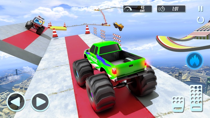 Mega Jump Car Driving  Racing
