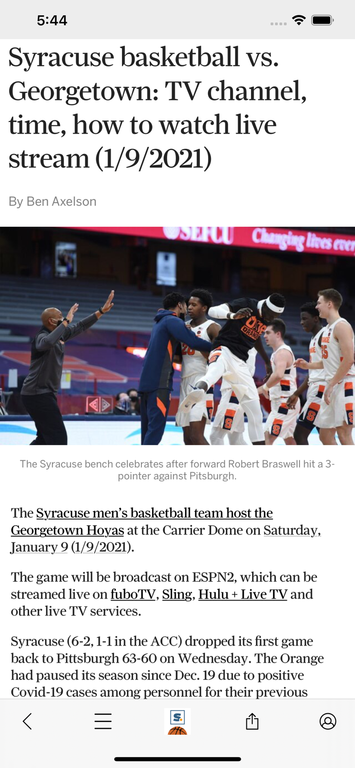 Orange Basketball News