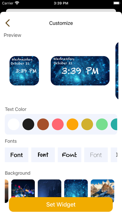 Color Theme Widget:Widgets Go screenshot 2