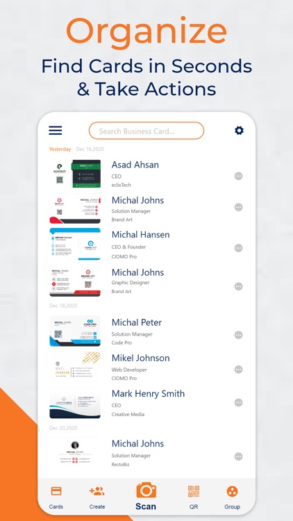 Business Card Scanner Reader screenshot-3
