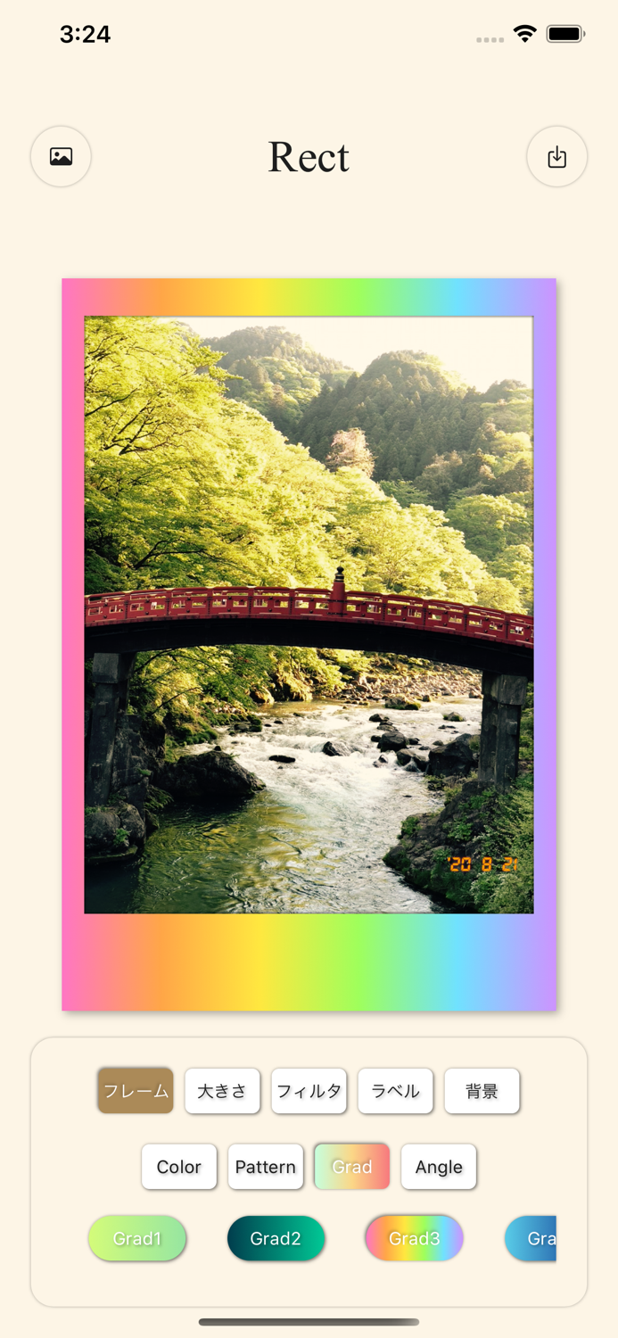 Rect-チェキ風加工アプリ