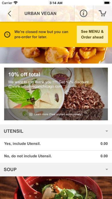 Urban Vegan App screenshot 3