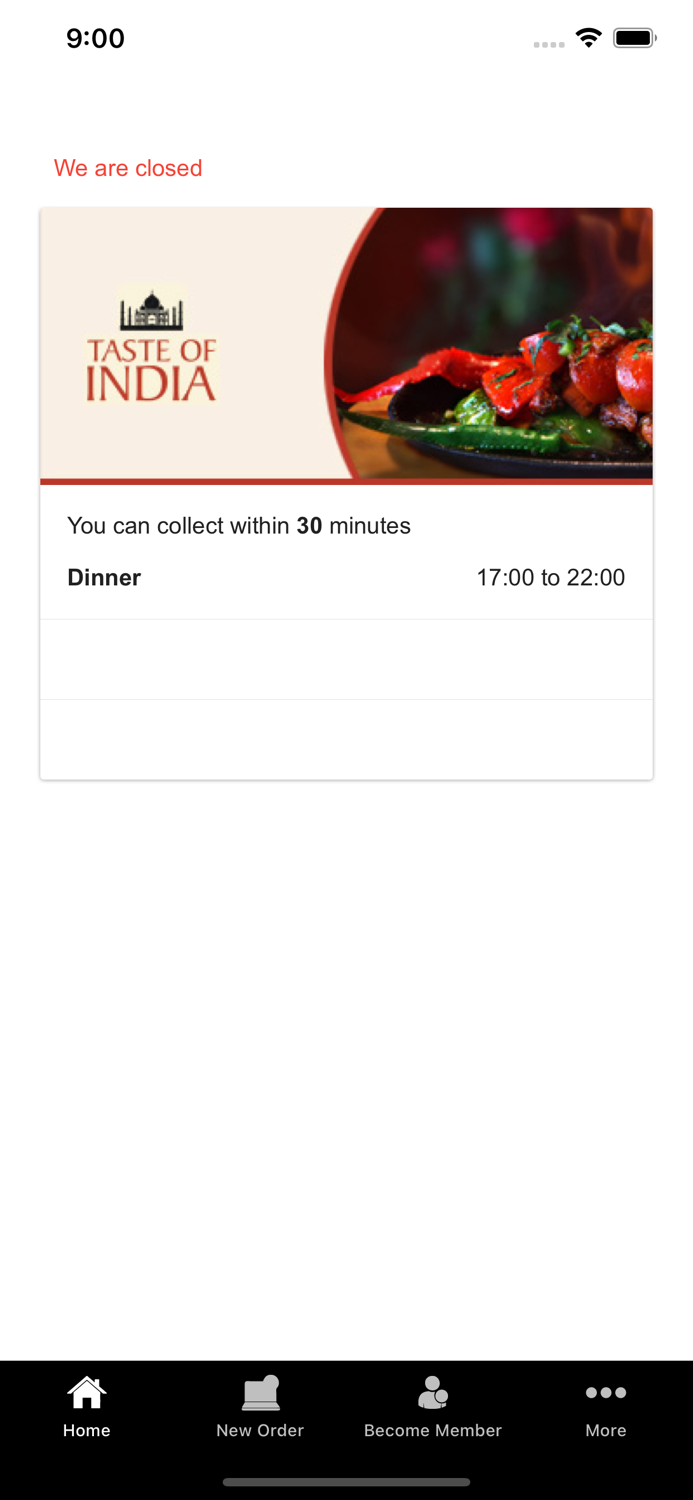 Taste of India - Online