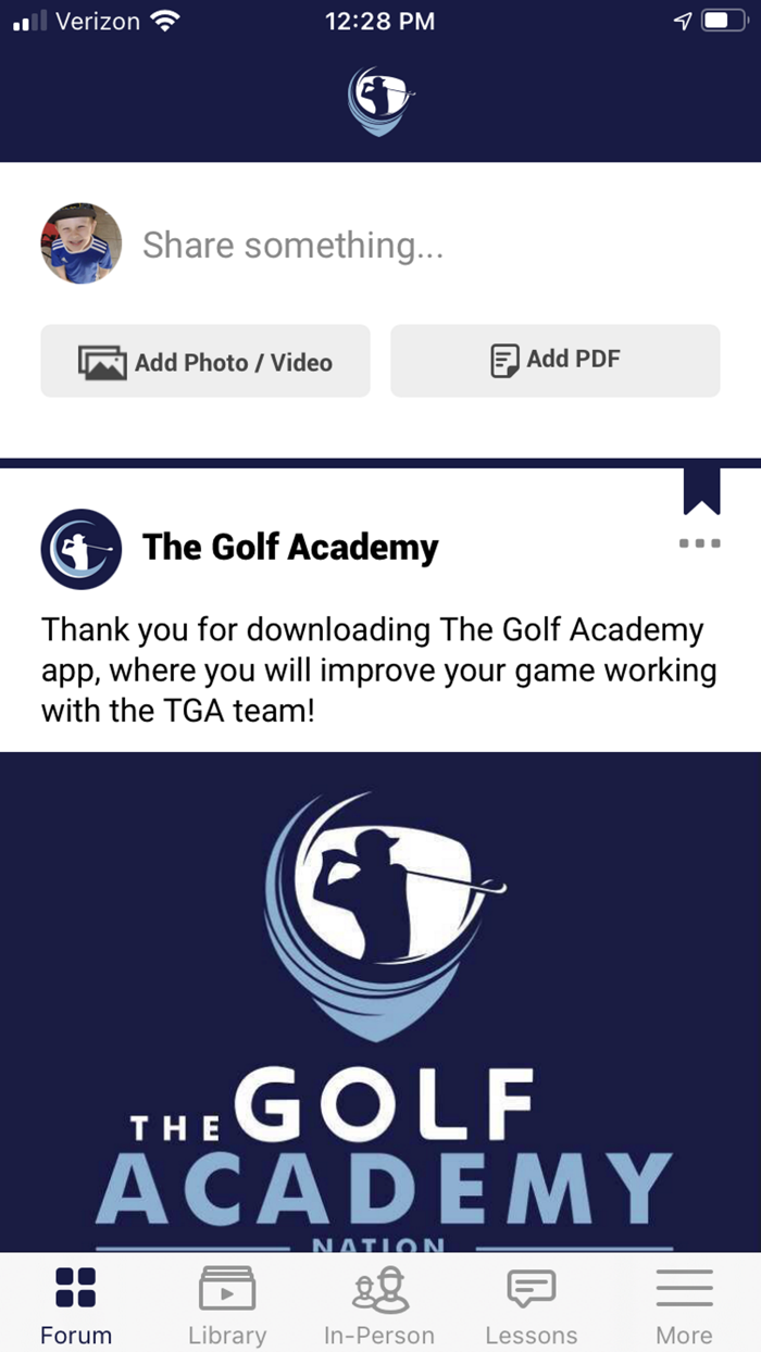The Golf Academy App