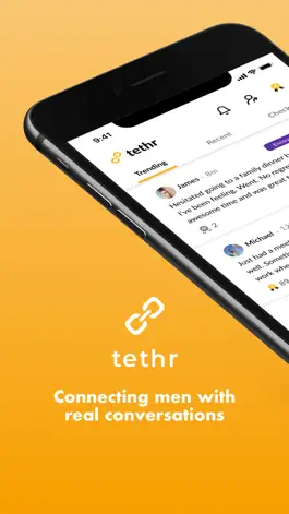 Game screenshot tethr: Men’s Mental Health mod apk