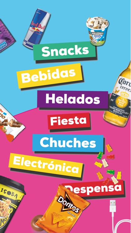 Yump, bebidas, snacks y más...