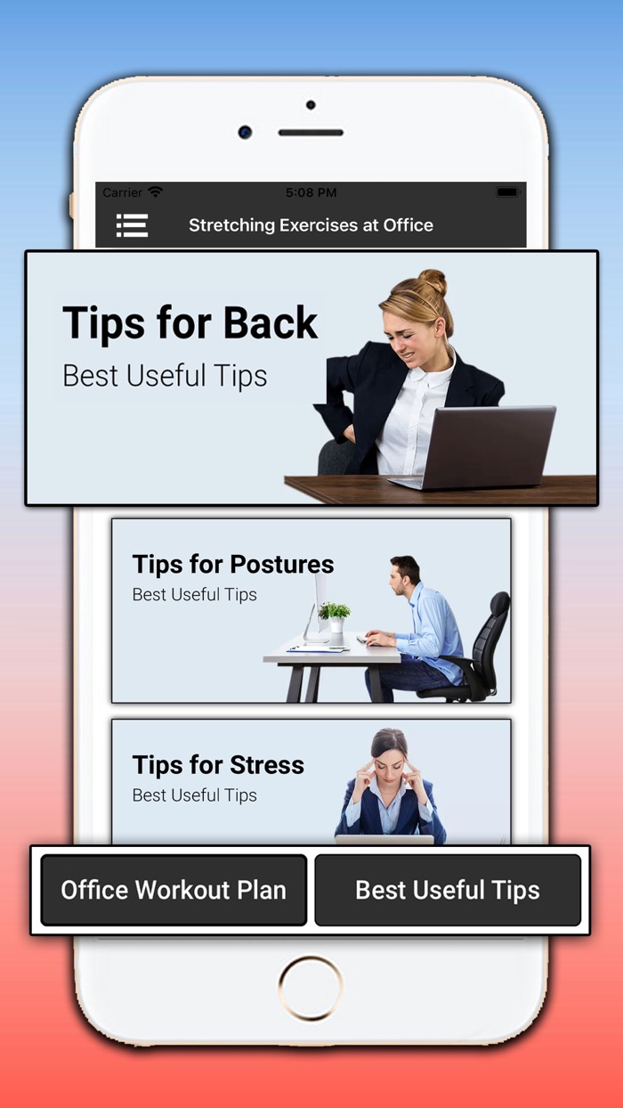 Stretching Exercises at Office