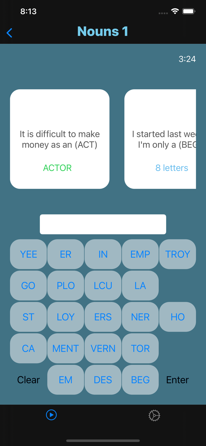 Blurbs English Word Formation