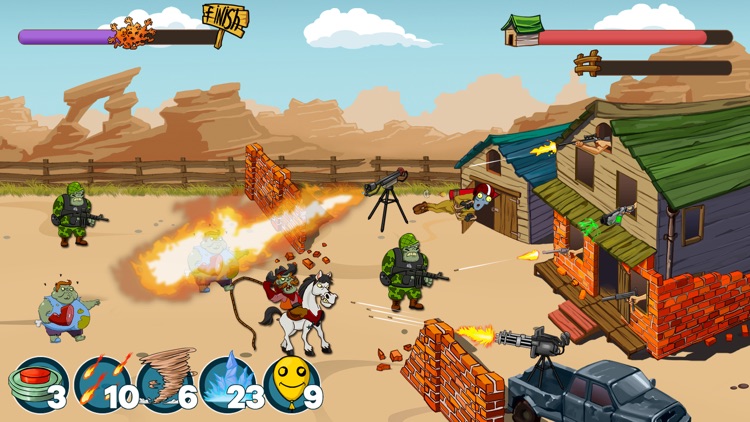 Zombies Ranch. Defense games screenshot-3