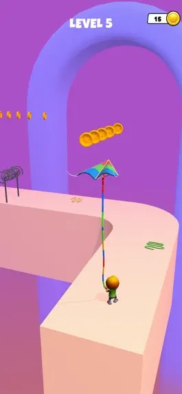 Game screenshot Kite Runner 3D apk