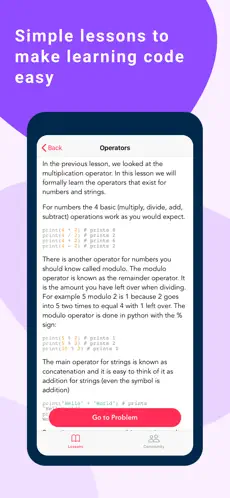 Screenshot 2 Learn Python with Problems iphone