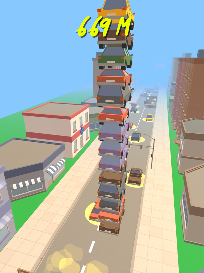 Car Tower Run 3D