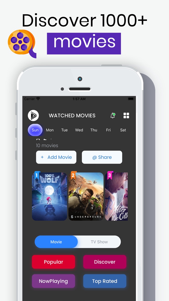 Watched Movies App