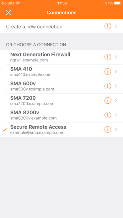 SonicWall Mobile Connect screenshot 3
