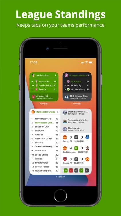 Teams - Soccer Widget screenshot-3