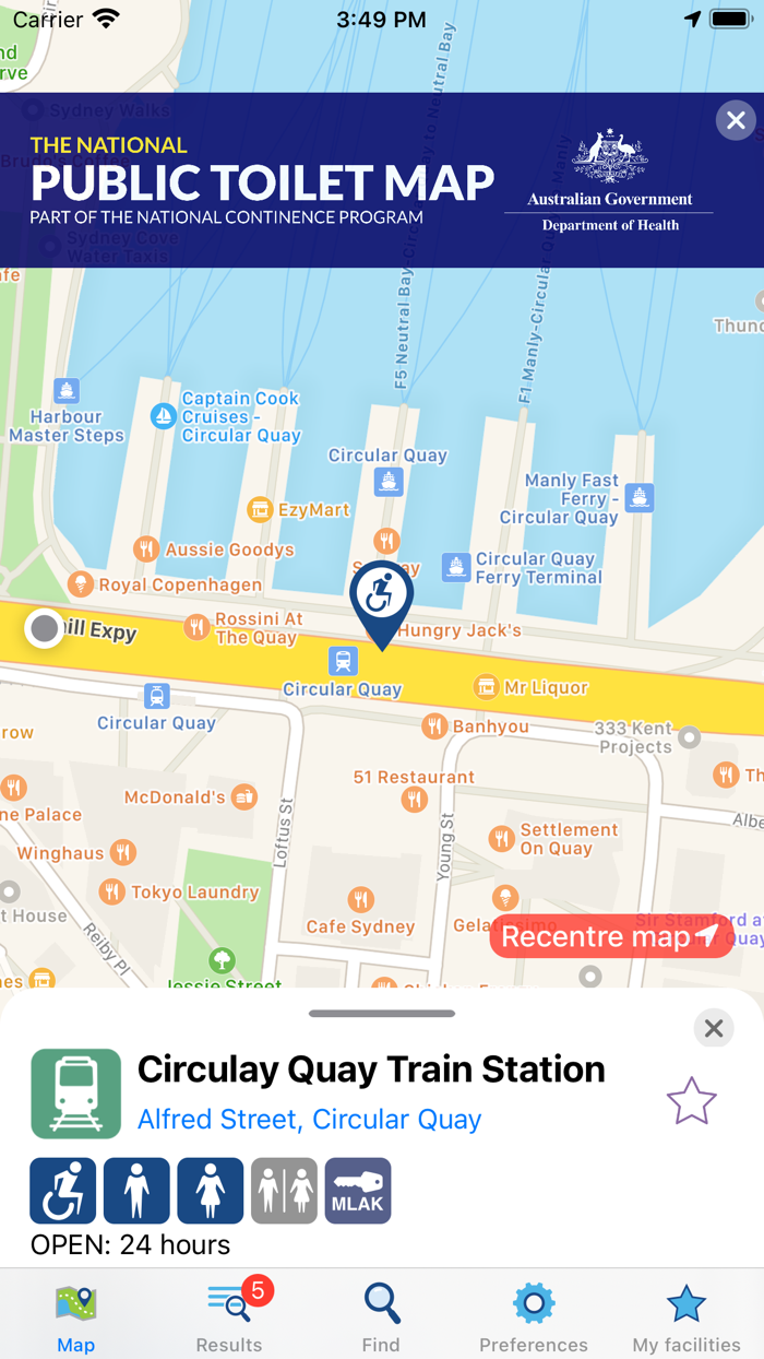 National Public Toilet Map