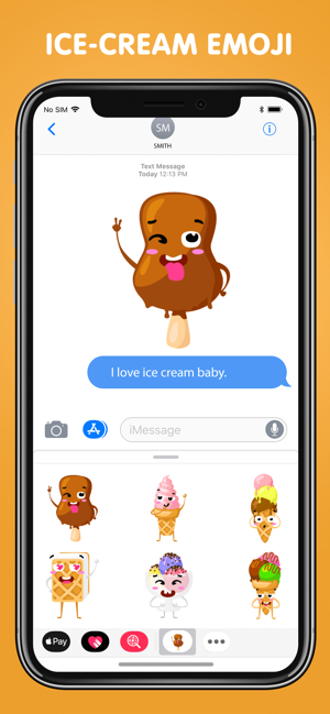 Ice Cream Emoji Stickers!(圖2)-速報App