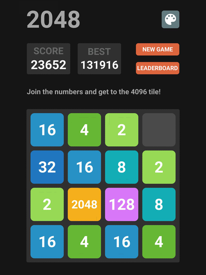 2048 Stunning Colors