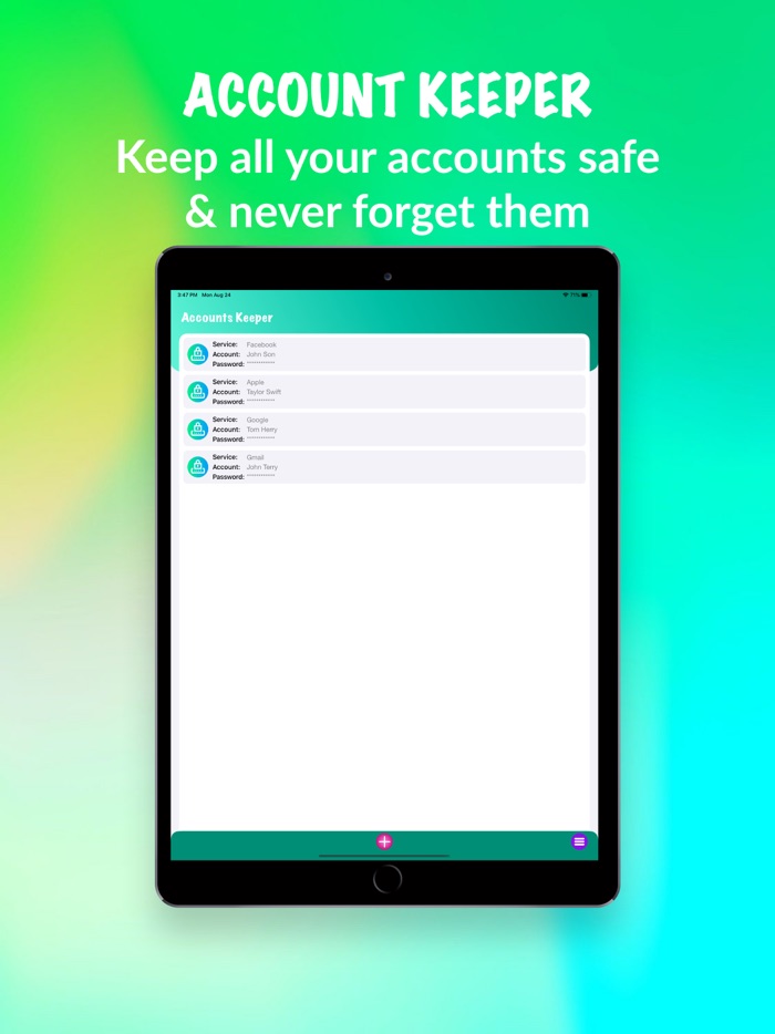 2Accounts - Multiple Space