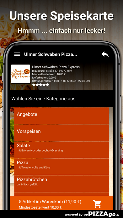lmer Schwaben Pizza Express screenshot 4