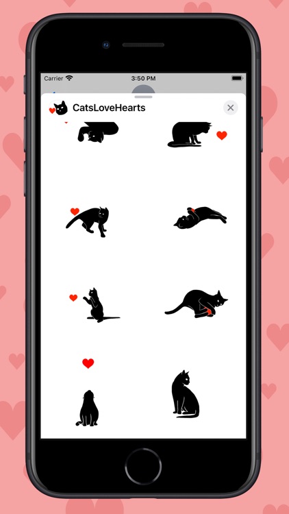 Cat Stickers: Cats Love Hearts screenshot-3